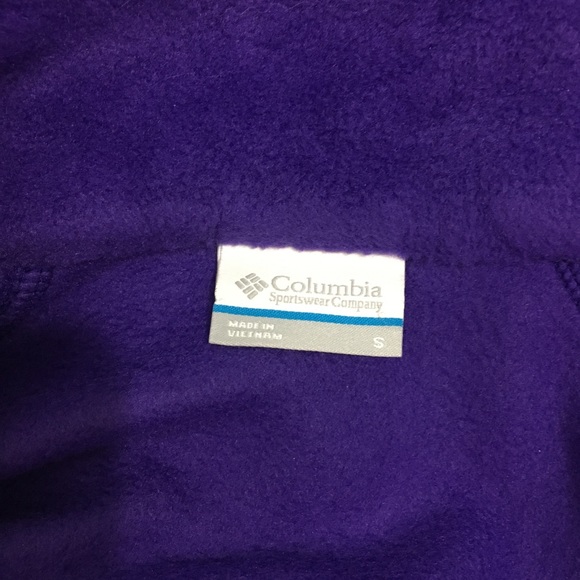 NWOT Columbia Fleece Jacket Small - Picture 4 of 4